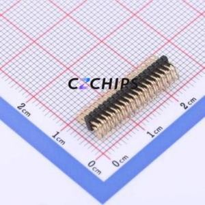 X1321WR-2x18J-C40D18 Pin Header Bent Lead Through Hole,P=1.27mm Connector 2x18P 1.27mm 1.27mm Pin Header - Product Image 2