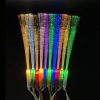 Barra de Fibra Óptica LED Luminosa, Barra Fluorescente, Accesorios para Animar Ambiente en Conciertos, Varitas Mágicas, Juguetes, Decoraciones para Fiestas
