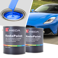 Peinture automobile Keda à séchage rapide 2K couleur unie pour la finition de carrosserie
