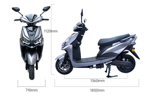 CKD SKD Moto 10 pouces populaire et économique, nouvelle moto 600/800W, vitesse 50 km/h, avec logo personnalisé - Product Image 4