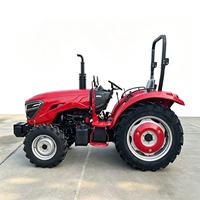 Tractores multifuncionales con tracción en las cuatro ruedas de 60 HP, 70 HP, 80 HP con motor diésel pequeño, los modelos más vendidos, para jardines y granjas.