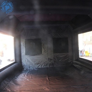 <span class=keywords><strong>Cabine</strong></span> <span class=keywords><strong>de</strong></span> <span class=keywords><strong>peinture</strong></span> automobile <span class=keywords><strong>gonflable</strong></span> noire portable et économique <span class=keywords><strong>de</strong></span> 6 m avec souffleurs - Product Image 6