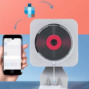 Factory Wall Mountable CD Player Remote Control BT Function HIFI Stereo <b>Speaker</b> Modern/Retro Fan Design USB/TF Card for Home - Product Image 3