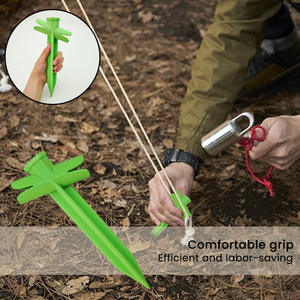 Nouveau fixateur de corde à linge transfrontalier personnalisé et créatif pour la maison fixateur de pieux d'ancre de corde de tente extérieure - Product Image 6