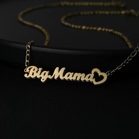 Collier personnalisé à double couche avec chaîne en acier inoxydable plaqué argent, pendentif en forme de cœur, bijoux unisexes pour les fêtes