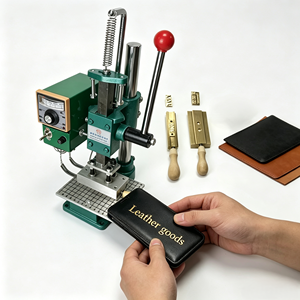 Máquina Manual de Estampado en Caliente y Grabado, Impresora de Prensa Térmica para Logotipos, Fechas, Números y Letras en Cuero, Madera y Plástico - Product Image 1