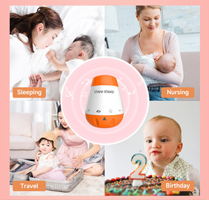 Machine à <span class=keywords><strong>bruit</strong></span> <span class=keywords><strong>blanc</strong></span> OEM pour bébé, avec veilleuse, capteur de pleurs et fonction apaisante, livrée dans un coffret cadeau élégant - Product Image 4