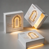Boîte d'emballage cadeau OEM avec logo en relief, boîtes en carton créatives pour soins de la peau, design de boîte pour ensemble cosmétique avec insert en mousse EVA, boîte pour parfum