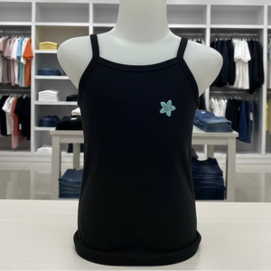 Camiseta sin Mangas para Niños, de Algodón Transpirable, Suave y Ecológica, con Cuello Redondo, para Usar en Verano, Proveedor Mayorista OEM ODM - Product Image 1