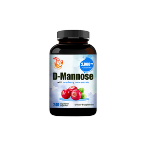 Cápsulas de D-Manosa y Arándano para Adultos, Personalizables de Fábrica, Promueven la Salud del Tracto Urinario, Prebiótico Natural de Grado Alimenticio - Product Image 1