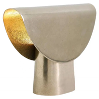 Lampe de table pliable contemporaine en laiton massif doré pour chambre à coucher, café, restaurant, hôtel, lampe de table d'intérieur