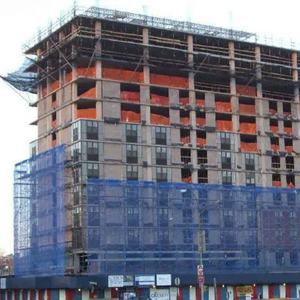 Red de Seguridad para Construcción, Disponible en Negro, <span class=keywords><strong>Verde</strong></span> y Azul, Color Personalizado, Red de Protección Contra Desbris para Andamios de HDPE, Ignífuga y de Alta Resistencia - Product Image 2