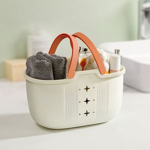 <b>Portable</b> <b>Shower</b> Basket Oval With Handle For Bathroom Storage Toiletries Organizer - Product Image 1