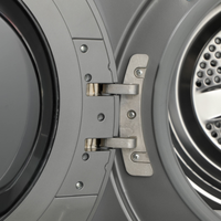 Sèche-linge compact à chargement frontal avec bouton manuel, grande capacité de tambour interne de 9 kg, en acier inoxydable, pour usage domestique