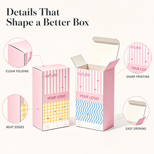 Factory Direct Custom Corrugated Board Folding Boxes with UV Coating Eco-Friendly Custom Sizes & Colors OEM Options - Product Image 2