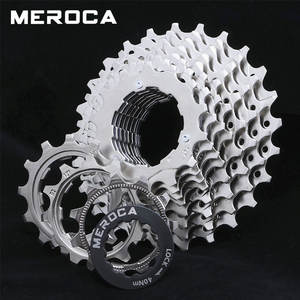 MEROCA Vélo à roue libre ultra-léger à <span class=keywords><strong>8</strong></span> <span class=keywords><strong>vitesses</strong></span> 9/10/11 <span class=keywords><strong>vitesses</strong></span> 25/28T Vélo de <span class=keywords><strong>route</strong></span> pliant avec pignon à <span class=keywords><strong>cassette</strong></span> en alliage - Product Image 2