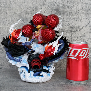 Figurine d'anime de haute qualité de 21 cm, petite taille, <span class=keywords><strong>One</strong></span> <span class=keywords><strong>Piece</strong></span>, Gear 3, <span class=keywords><strong>Luffy</strong></span>, scène de combat, modèle, figurine d'action <span class=keywords><strong>One</strong></span> <span class=keywords><strong>Piece</strong></span> - Product Image 4