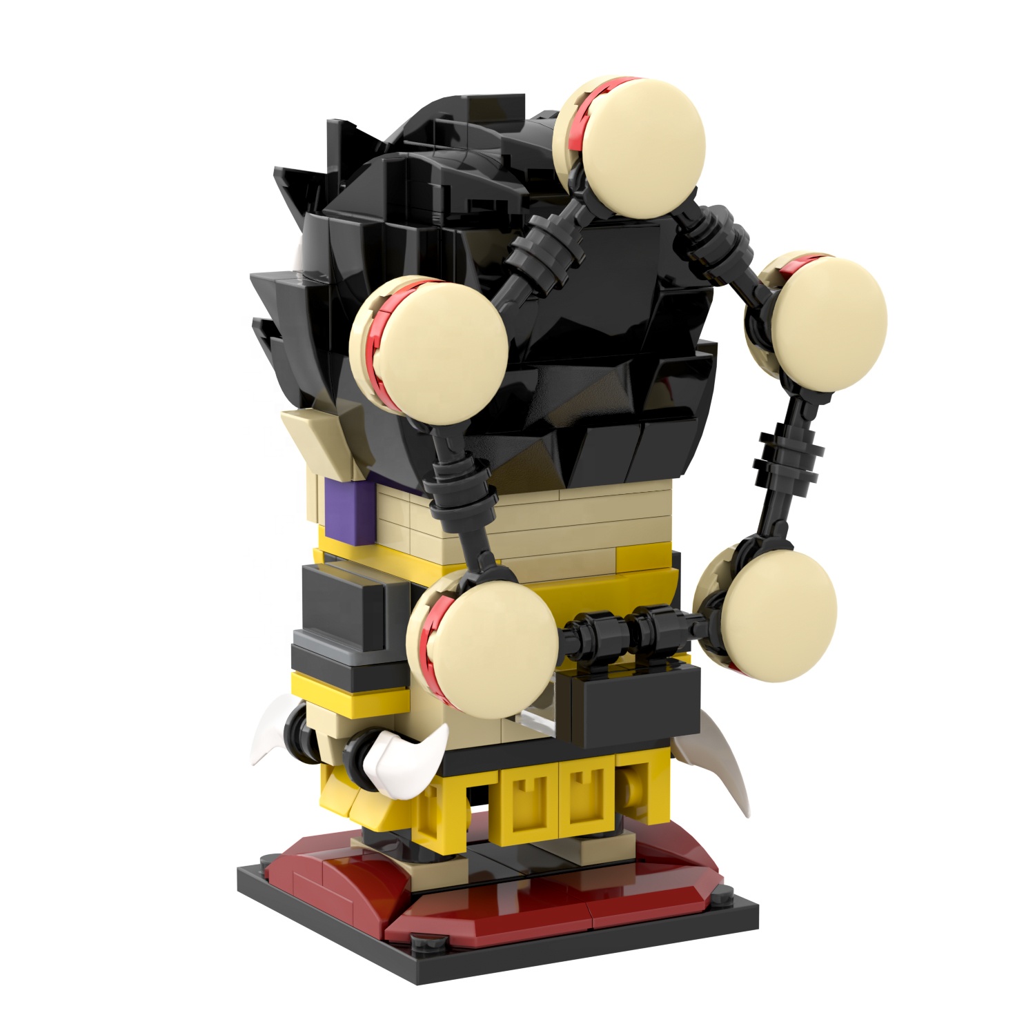 Build Your Dream World with MOOXI Demon Slayer Brick Heads