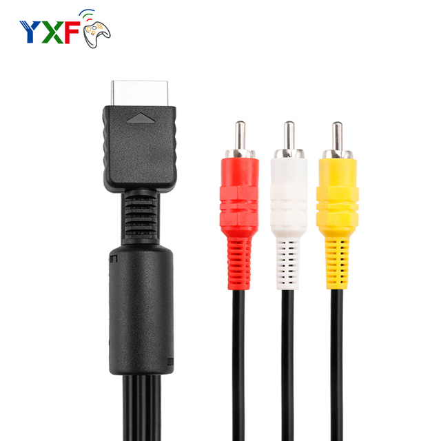 Replacement for PlayStation PS3 PS2 PS1 AV Audio Video Cable Cord Console System for High-Performance Video