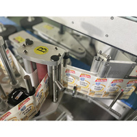Machine d'étiquetage automatique électrique PLC double face pour surfaces avant et arrière de bouteilles, bocaux et boîtes en carton
