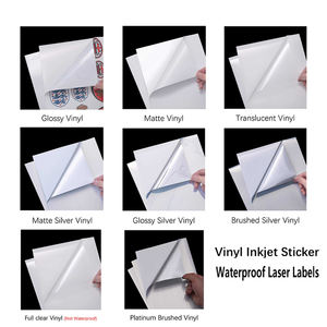 2024 imprimable étanche auto-adhésif brillant mat A4 vinyle autocollant papier PP papier étiquettes <span class=keywords><strong>feuille</strong></span> pour imprimante Laser à jet d'encre - Product Image 5