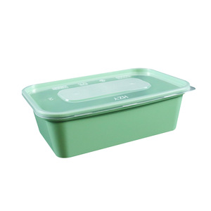 Rectangular <b>Plastic</b> <b>Lunch</b> <b>Box</b> With Lid Leak Proof Microwave Safe For Takeaway Food Storage - Product Image 2