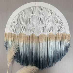 งานตกแต่งศิลปะทำมือสำหรับแขวนราเม่ขนาดใหญ่ของโรงแรมงานตามสั่งสำหรับห้องนั่งเล่นผนังบ้านร้านกาแฟ - Product Image 3