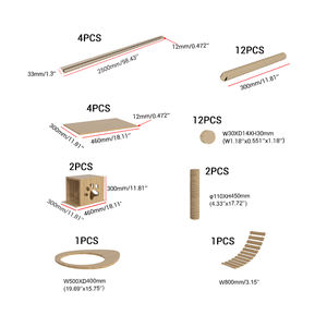 Novelty Custom Modern Design Durable with Large Space Floating Multi-Functional Climbina <strong>Frame</strong> Wall <strong>Cat</strong> Organizer - Product Image 3