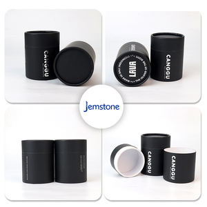 100% caja de tubo de papel biodegradable al por mayor biodegradable reciclada de China embalaje con logotipo personalizado - Product Image 1