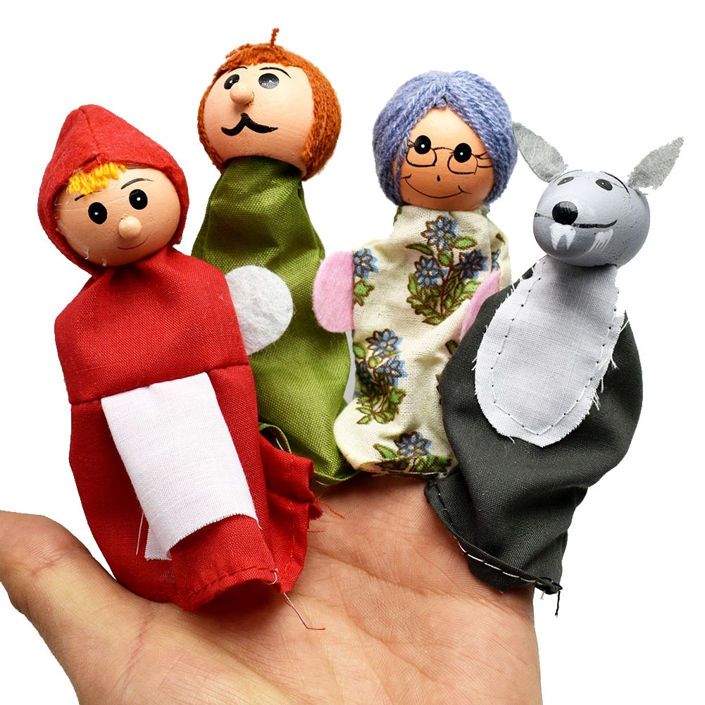 Handmade Felt Puppets Educational Eco-Friendly Toys