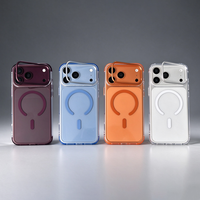 Coque magnétique transparente JOYPORODO B569 avec béquille pour iPhone 13 14 15 16 17, antichoc de qualité militaire 2000G, anti-jaunissement, vente en gros