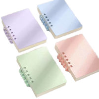 Carnets à spirale thermique A7 Morandi, format étudiant, à feuilles mobiles, rechargeables, avec pochette d'indexation en PP, idéal comme journal ou cadeau – Offre spéciale !