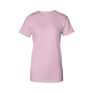T-shirt à manches courtes col rond pour femme, style streetwear, respirant, écologique, couleur gris uni, toutes saisons - Product Image 1