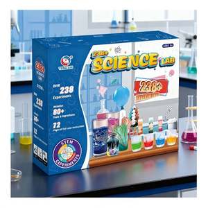 Kit de laboratoire scientifique interactif STEM pour garçons et filles - Expériences de chimie éducatives, réactions de changement de couleur, jouet d'apprentissage sûr et amusant - Product Image 3