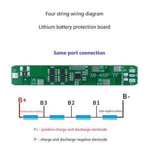 4S 14.8V 5A 10A Li-ion <span class=keywords><strong>BMS</strong></span> PCM mô-đun quản lý pin hệ thống 18650 3.7V Pin Lithium ban bảo vệ pcba bảng mạch - Product Image 5
