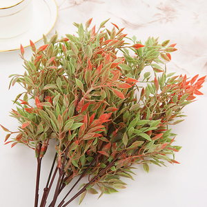 <strong>Artificial</strong> Plant Background Wall Plastic Potted Flower Arrangement Leaves Wedding Road Guide Fake Flower Plant Pepper <strong>Grass</strong> - Product Image 4