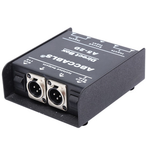 ABCCABLES Direct Box A5-2D 2 <b>Channel</b> Stereo Input Isolated Output Audio Processor - Product Image 2