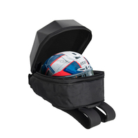 Sac à dos de moto en fibre de carbone Night Shadow avec inscriptions lumineuses, yeux de roue LED, fermeture éclair USB et étanche