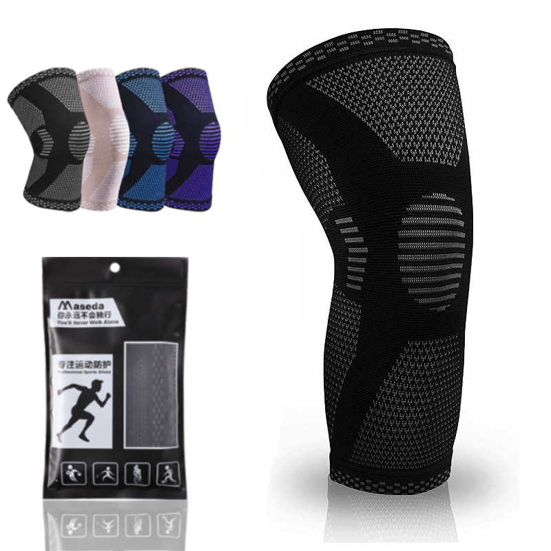 OEM Knee Compression Sleeves Knee Pads Compression Leg Sleeve for Basketball Knee Brace