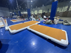 Tapis de flotteur d'eau <span class=keywords><strong>gonflable</strong></span> de divertissement flottant de l'eau avec la plate-forme <span class=keywords><strong>gonflable</strong></span> de Protection de <span class=keywords><strong>bateau</strong></span> de butoir d'aile de dock pour le <span class=keywords><strong>bateau</strong></span> - Product Image 5