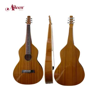 Acústico guitarra Lap steel/Weissenborn Guitarra Havaiana (AW660L)