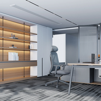 Plan de conception gratuit pour bureau de direction en bois en forme de L pour PDG, directeur général, manager - Table de bureau exécutive extensible, mobilier de bureau moderne