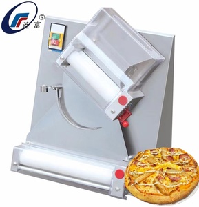 Presse à pâte à pizza en acier inoxydable pour cuisines de restaurants, équipement de boulangerie, utilisation en salle YMZD350 - Product Image 1