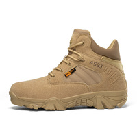 Nouvelles Bottes Tactiques de Combat Delta à Bout Rond en Tissu Oxford pour Hommes, Idéales pour l'Escalade et la Randonnée en Extérieur - Collection 2023