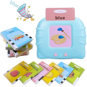 Educational Learning Machine Toys Audible Baby Flash Cards Talking Flashcards For Toddlers