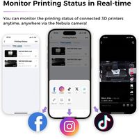 Caméra Creality Nebula NC01 1080p WiFi pour surveillance d'imprimante 3D en temps réel, détection de spaghetti, exposition manuelle