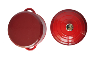 Meilleur Choix : Ensemble de casseroles en <span class=keywords><strong>fonte</strong></span> <span class=keywords><strong>émaillée</strong></span> multifonctionnelles antiadhésives pour la cuisine, compatibles lave-vaisselle et micro-ondes - Product Image 5