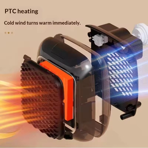 Chauffage domestique PTC de haute technologie, mini-radiateur mural portable et économe en énergie, rapide pour salles de bain et bureaux - Product Image 5