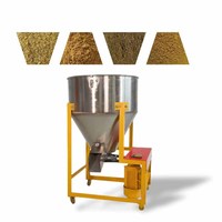 Mélangeur d'aliments pour volailles en acier inoxydable RongXin, machine de traitement de grains, broyeur, mélangeur d'aliments pour animaux