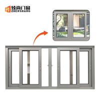 Ventanas Corredizas de Aluminio Resistentes a Huracanes, Insonorizadas, con Certificación Energy Star, Diseño Moderno para Exteriores de Hoteles y Villas